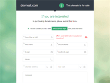 Tablet Screenshot of devnest.com